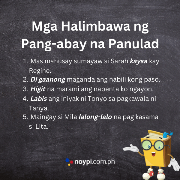 Mga Halimbawa ng Pang-abay na Panulad