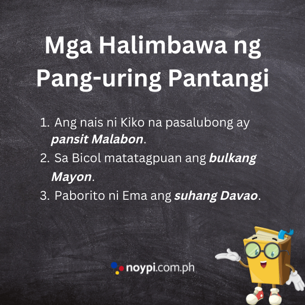Mga Halimbawa ng Pang-uring Pantangi