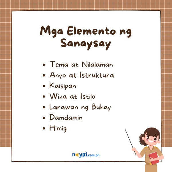 Mga Elemento ng Sanaysay