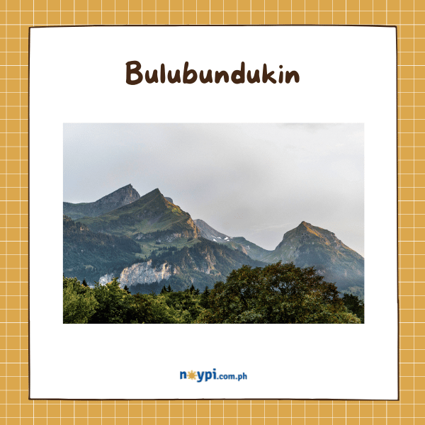 Anyong Lupa: Bulubundukin
