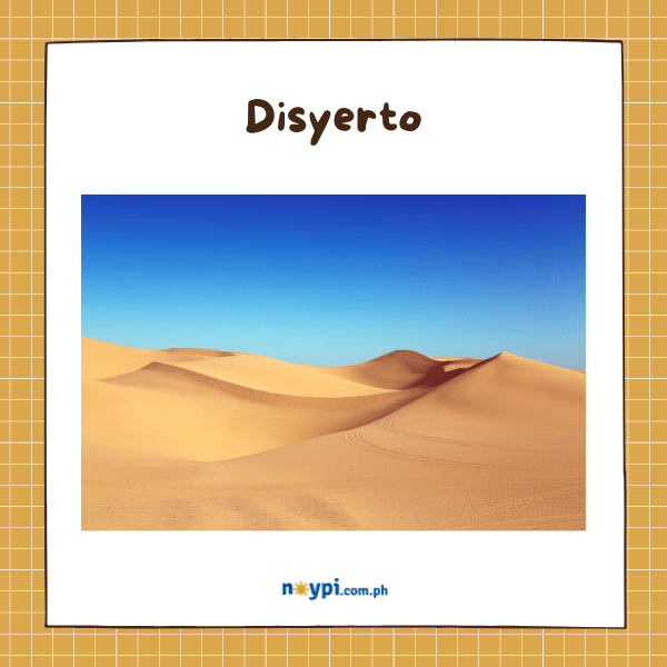 Anyong Lupa: Disyerto
