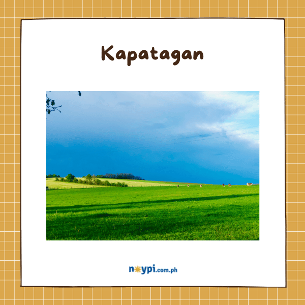 Anyong Lupa: Kapatagan