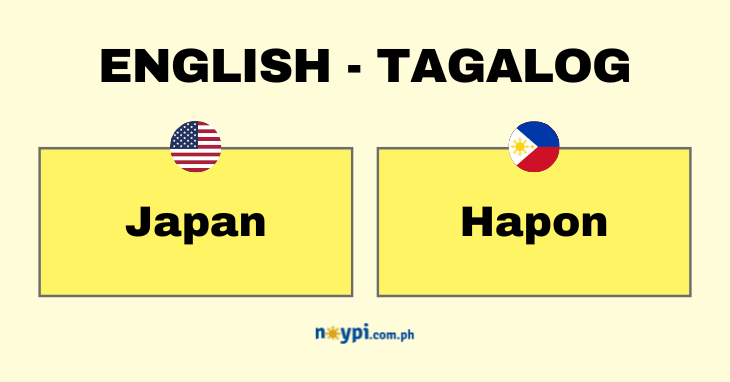 Japan in Tagalog