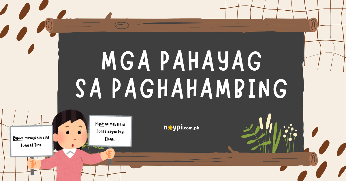 Mga Pahayag sa Paghahambing